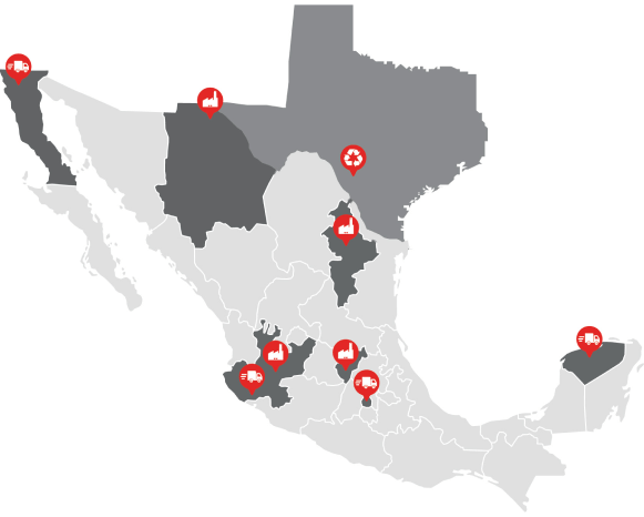 mapa de sucursales